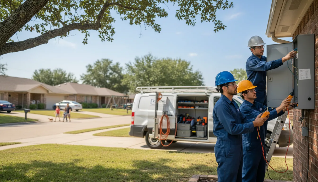 Certified electrician providing emergency electrical services in Maryland Heights, MO
